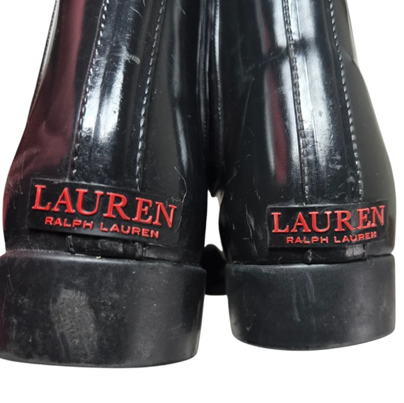 Lauren Ralph Lauren Tally Rain Ankle Boots, Size 8B - Picture 3 of 4